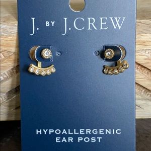NWT J. Crew Factory Chrystal Buds Ear Jackets